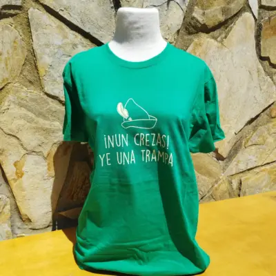 Camiseta "Nun crezas" infantil – Tiza y Peonza