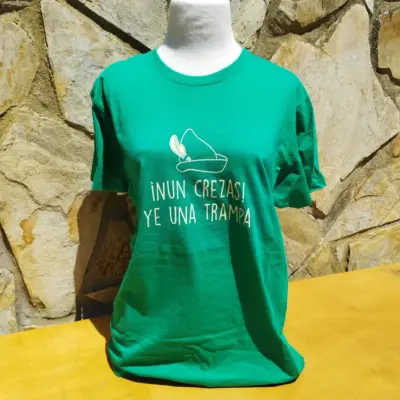 Camiseta "Nun crezas" adulto – Tiza y Peonza