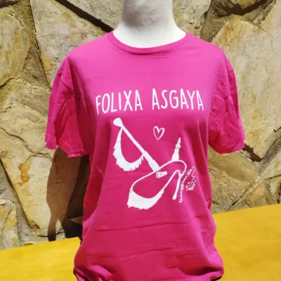 Camiseta "Folixa asgaya" infantil – Tiza y Peonza