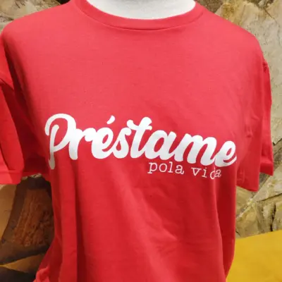 Camiseta "Préstame pola vida" infantil – Tiza y Peonza