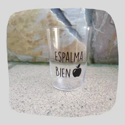 Vaso de sidra – Tiza y Peonza