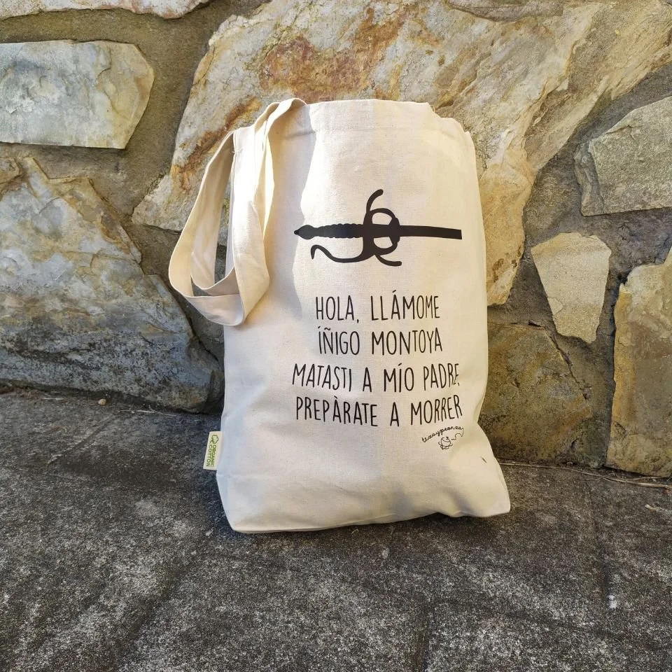 Bolsa tote natural – Tiza y Peonza