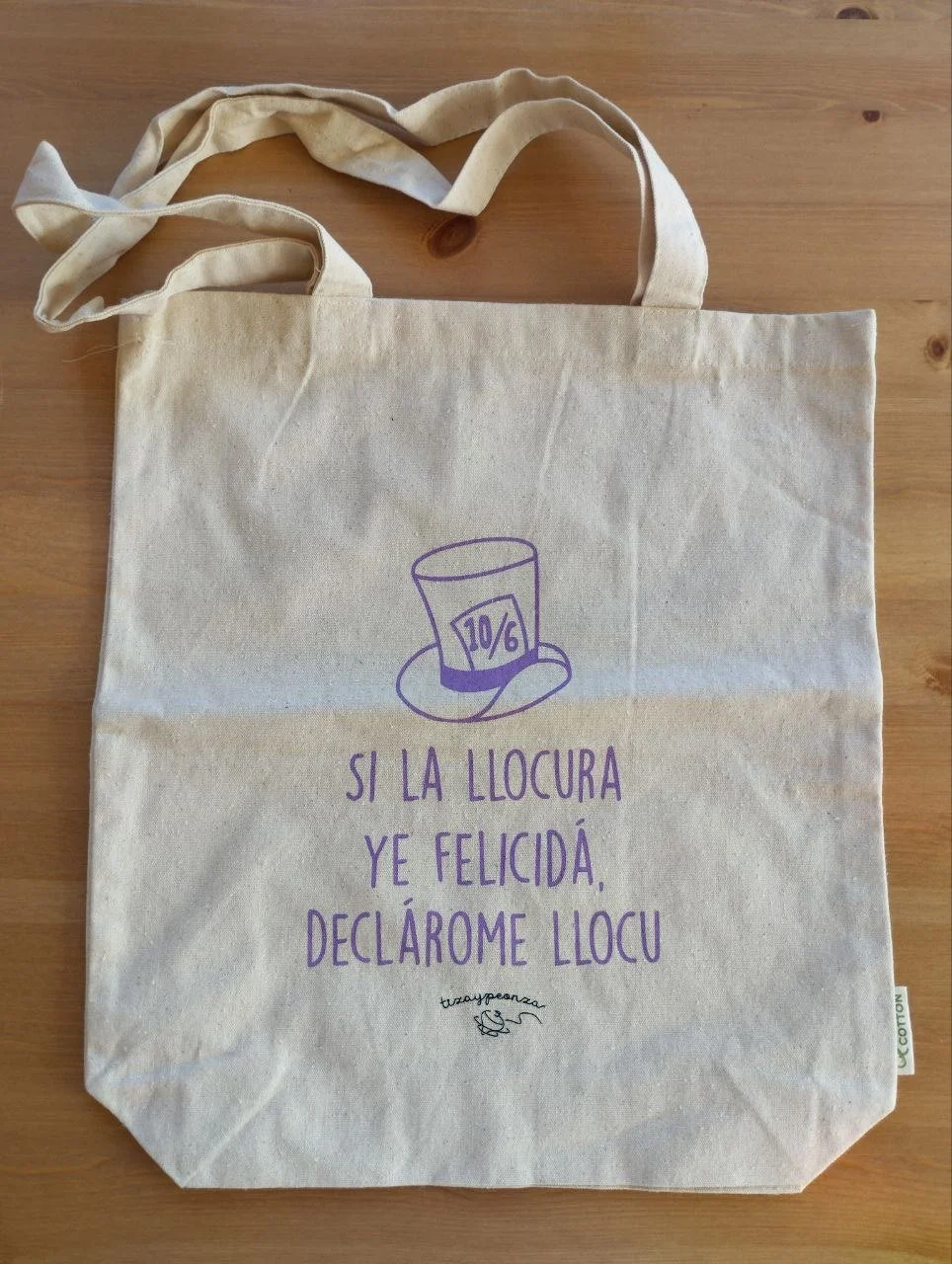 Bolsa tote natural – foto 3