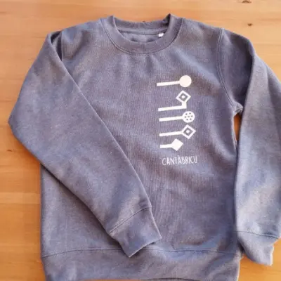 Sudadera "Cantábricu" infantil – Tiza y Peonza